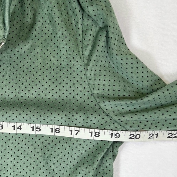 VIGOSS Women’s Mesh Zip Up‎ Army Green Bomber Jacket Casual Streetwear Size M - Picture 12 of 12